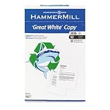 Great White Recycled Copy Paper, 92 Brightness, 20lb, 11 x 17, 500 Sheets
