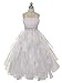 Fashion Plaza Girl's Organza Ruffle Flower Girl Wedding Pageant Dress K0044
