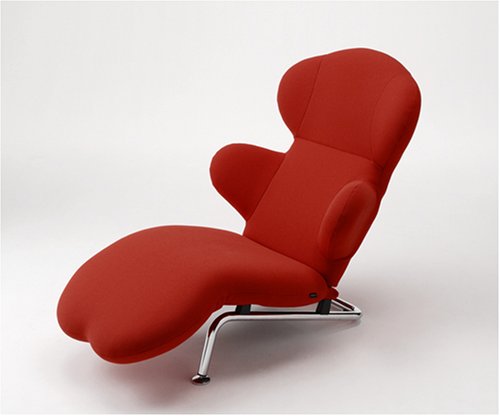 リクライニングチェア HUG LOUNGE CHAIR（ハグラウンジチェア)：レッド 