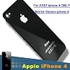 iPhone 4 Back Glass Assembly Complete with Frame Black & Tools