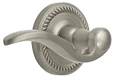Grandeur GS10-LH-NEWBEL-SN Newport Rosette with Bellagio Lever, Passage Left Handed, Satin Nickel Finish