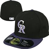 Colorado Rockies Black w/Purple Brim Alternate 1 2010 Authentic On-Field 59FIFTY Fitted Hat