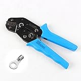 (アイウィス) IWISS SN-0325 リングスリーブ用　圧着ペンチ 圧着工具 ラチェット機能付き0.75-2.5mm2(20-14AWG)