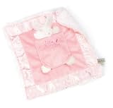 Bunnies by the Bay Lulla Bunny Bye Binkie Blanket in Pink