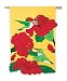 Hummingbird Bedazzled Regular Size Applique Flag
