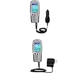Essential Kit for the i-Mate Smartphone 1 - includes Car and Wall Charger with Rapid Charge Technology - Gomadic Brand w/ TipExchange Technology