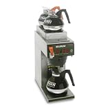 BUNN 12950.0217 12 Cup Coffee Brewer with Upper/Lower Warmers Thermo Fresh 15 Stainless Steel Funnel
