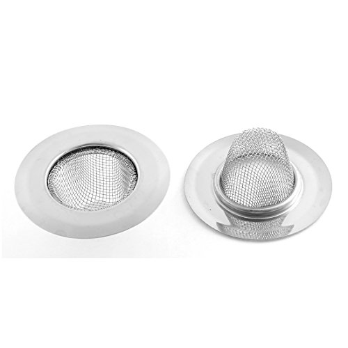 uxcell Sinks Perforated Mesh Sink Strainer 3 Inch Outer 1.5 Inch Inner 2PCS