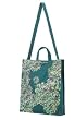 Marc By Marc Jacobs Limited Edition Flower Tote Shoulder Bag Green Purple