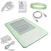 Green Amazon Kindle 2 E-Book Reader Silicone Rubber Skin Cover + Travle / Wall Charger + Car Charger + Data Sync / Charer Cable + Custom Fit Screen Protector + A Live*Laugh*Love Wrist Band!!! (Kindle 2 Not Included)
