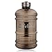 Elfeland BPA Free Half Gallon Water Bottle, Drinking Container Jug - 2.2 Liter Resin Bottle for Outdoor Sport Leisure fitness Black
