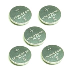 CR2430 PILES BOUTON LITHIUM 3V LOT DE 5 PIECES - ULTRA LONGUE DUREE - VALIDITE 2020