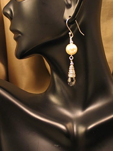 Pearl crystal earrings - PCr3