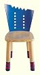 Haba Scribbelino Chair Blue Back