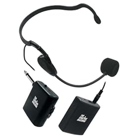 Wireless Headphone Microphone Set