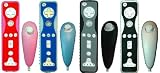 4 2-Tone Silicone Skin Cases for Nintendo Wii Remote Control & Nunchuk