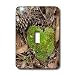 Lee Hiller Photography Hot Springs National Park P - Moss Heart - Light Switch Covers - single toggle switch