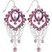 Pink NEVILLE CHANDELIER Earrings