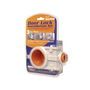 American Tool 17104 Bi-Metal Door Lock Installation Kit by Irwin