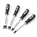 Footprint 89 Series 150027 4-Piece Soft Grip Wood Chisel Set 1/4-Inch, 1/2-Inch, 3/4-Inch, 1-Inch