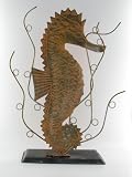 Rustic Seahorse Table Top Art Piece Figure Sculpture