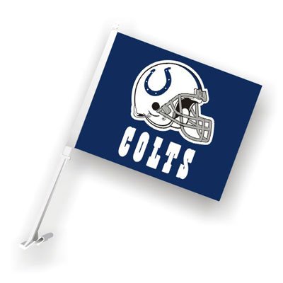 INDIANAPOLIS COLTS Double Sided Car Flags
