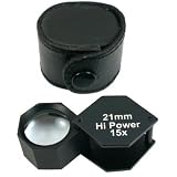 15X Jewelers Hex Loupe Black Watch Coin Stamp Tool New