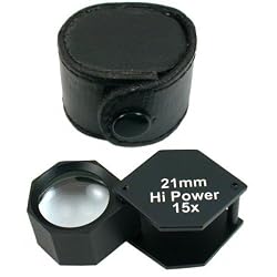 15X Jewelers Hex Loupe Black Watch Coin Stamp Tool New