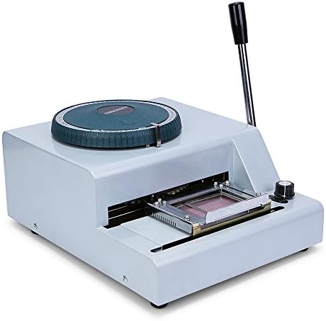 tWorthy 70-Character Manual PVC Card Embosser Embossing machine Credit ID VIP Stamping Code printer Tool