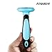 ANMER Pet Grooming Shedding Brush Tool for Small, Medium & Large Cats and Dogs - Stainless Steel Material, Pack of 3 Blades (Small, Medium and Big)