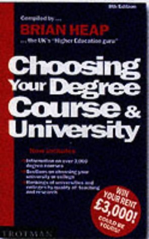 Choosing Your Degree Course and University