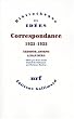 Correspondance : 1925-1935