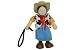 Biegepuppe Holz - Cowboy - mit Lasso Budkins für Puppenhaus und Puppenstube