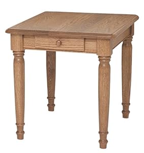 #5561 Solid Oak Country Farmhouse End Table