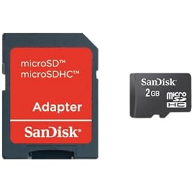 Sandisk 2GB MicroSD Card With Adapter - Retail Pack
