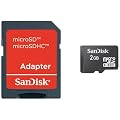 Sandisk 2GB MicroSD Card With Adapter - Retail Pack