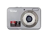 Rollei Compactline 52 Digitalkamera (5 Megapixel, 8-fach digital Zoom, 6,1 cm (2,4 Zoll ) Display) silber