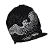 Pointe Embroidered Eagle Black Man Woman Soft Winter Hat Cuffed Visor Knit Beanie Snowboard Ski Jeep Cap