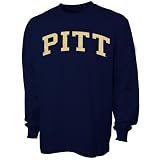 Pittsburgh Panthers Navy Vertical Arch Long Sleeve T-shirt