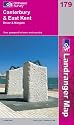 Canterbury and East Kent, Dover and Margate (Landranger Maps) (OS Landranger Map)