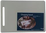 H & L Russel Ltd Chopping Board, White, Polyethylene, Reversible 45 x 29 x 1.2 Centimetres