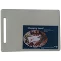 H & L Russel Ltd Chopping Board, White, Polyethylene, Reversible 29 x 19.5 x 1 Centimetres
