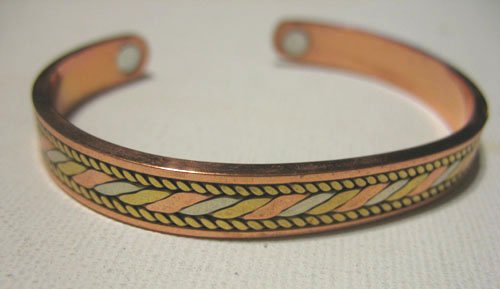Copper Magnetic Bracelet Adjustable Cuff