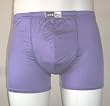 Purple Microfiber Pouch Shorts