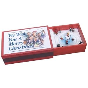 We Wish You a Merry Christmastime Matchbox Music Box - Crosley - BK334