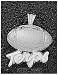 Logo Art Maryland Terrapins Sterling Silver Football Pendant