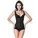 FeelinGirl Women's Latex Underbust Training Cincher Workout Waist Trainer Corset