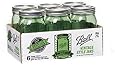 Ball Heritage Collection Quart Jars with Lids and Bands, Green, Set of 6