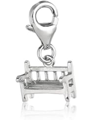 Sterling Silver clip-on bench charm
