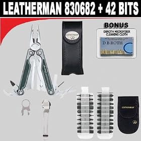 Leatherman (830682) Charge TTi with Leather Sheath w Quick-release Lanyard Ring Removable... by Leatherman